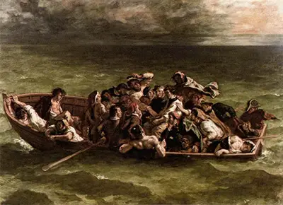 Shipwreck of Don Juan Eugene Delacroix